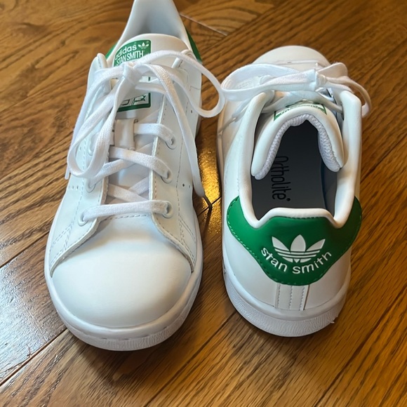 KIDS ADIDAS STAN SMITH SNEAKERS SIZE 12.5 - Picture 3 of 8